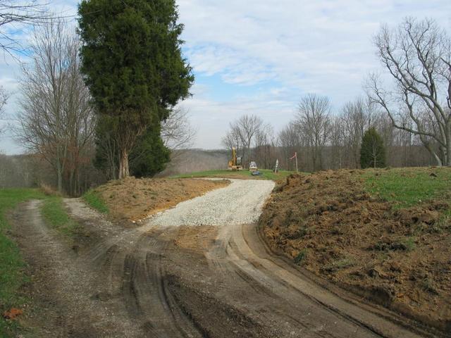 Drive way going in