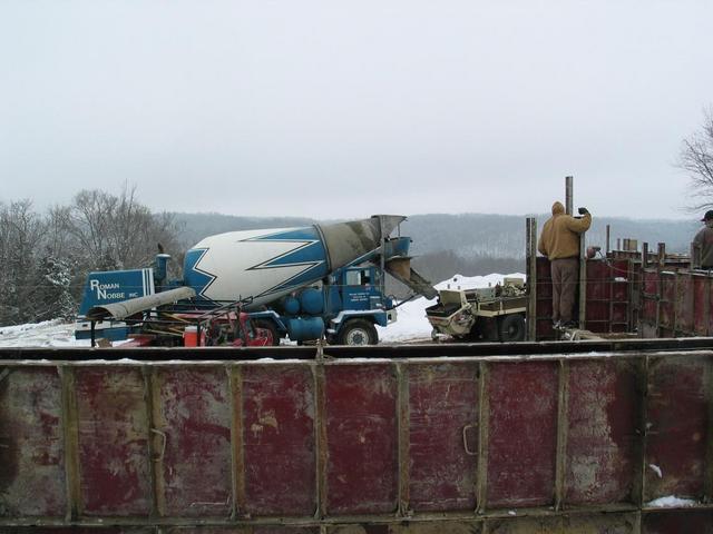 Pumping the front walls