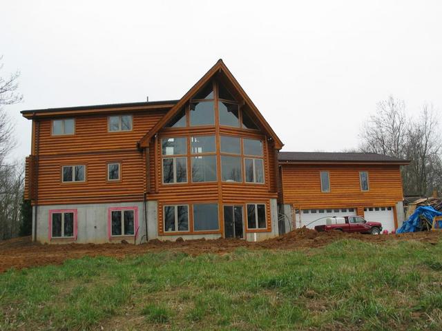 Cisterns and grading installed.