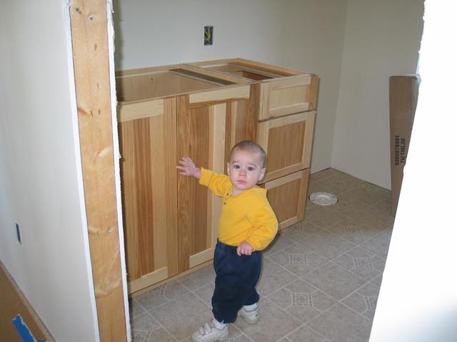 Bathroom vanity install